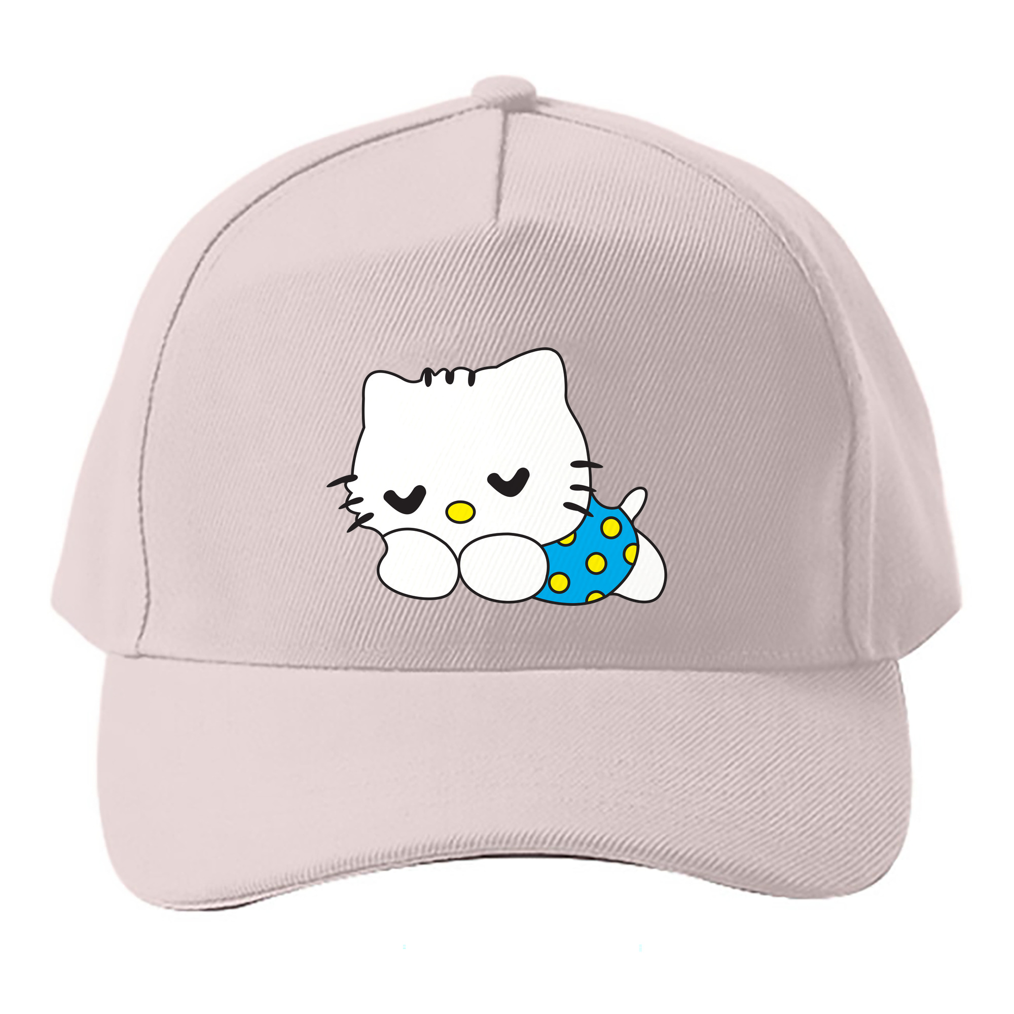 （画像用） Hello Kitty ハローキティ ベースボールキャップ 綿100％ 男女兼用 帽子 スポーツ